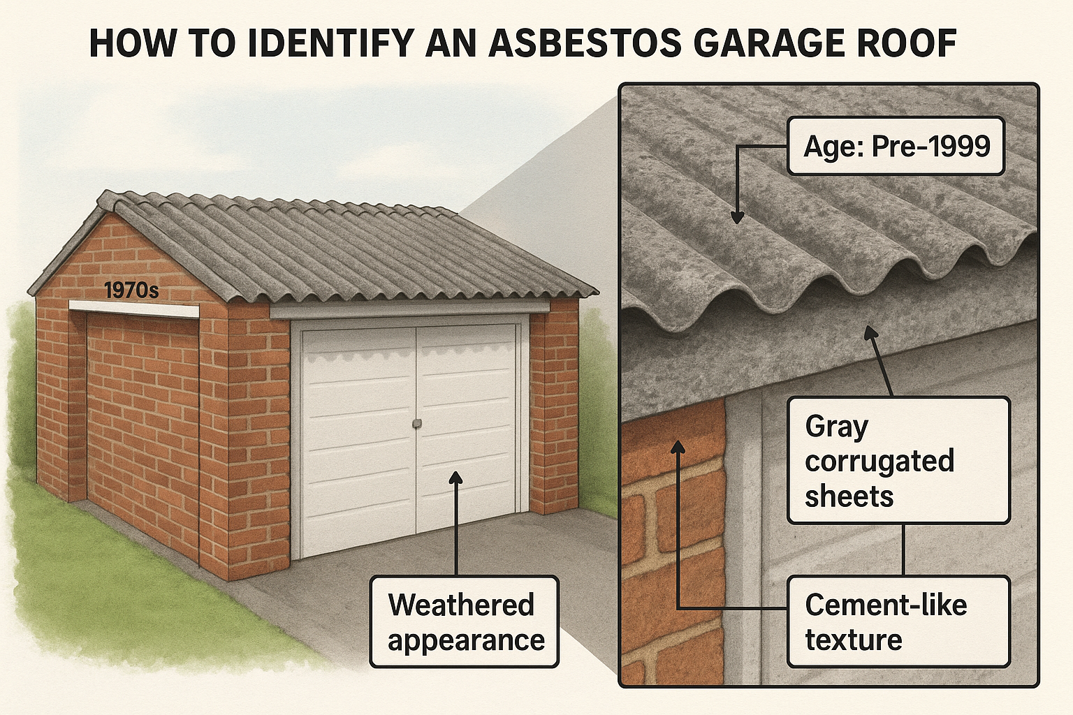 How Much Does It Cost to Replace an Asbestos Garage Roof 5 How to Identify an Asbestos Garage Roof