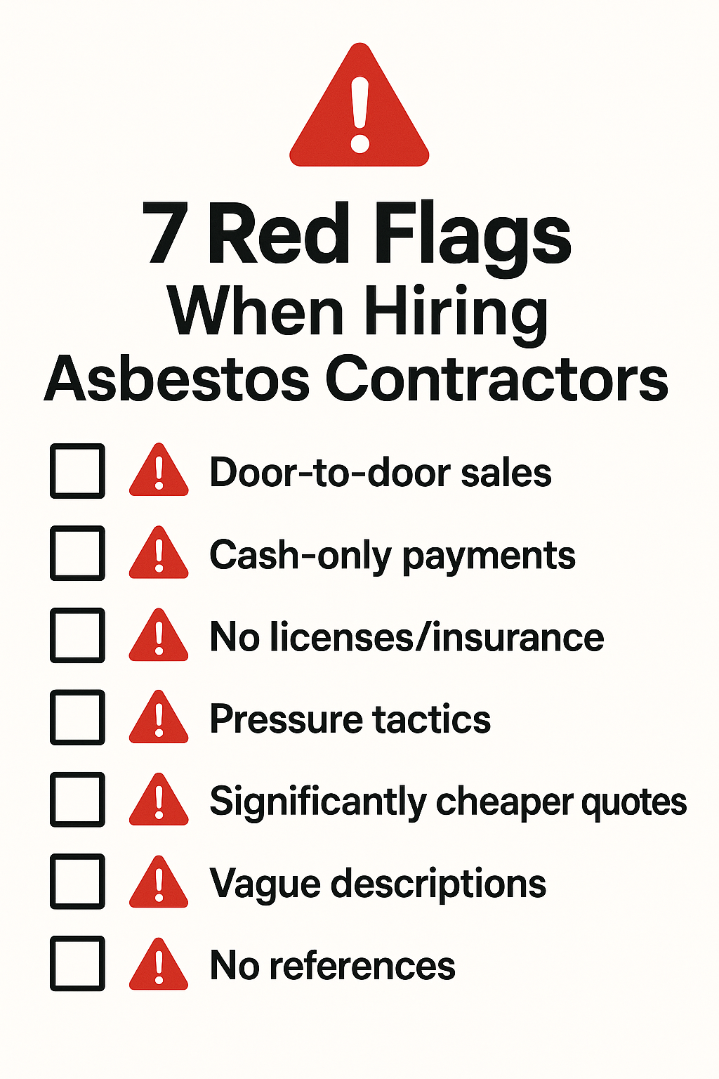 How Much Does It Cost to Replace an Asbestos Garage Roof 7 7 Red Flags When Hiring Asbestos Contractors