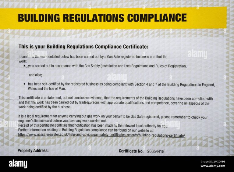 Fire Strategy Services 4 compliance certificate