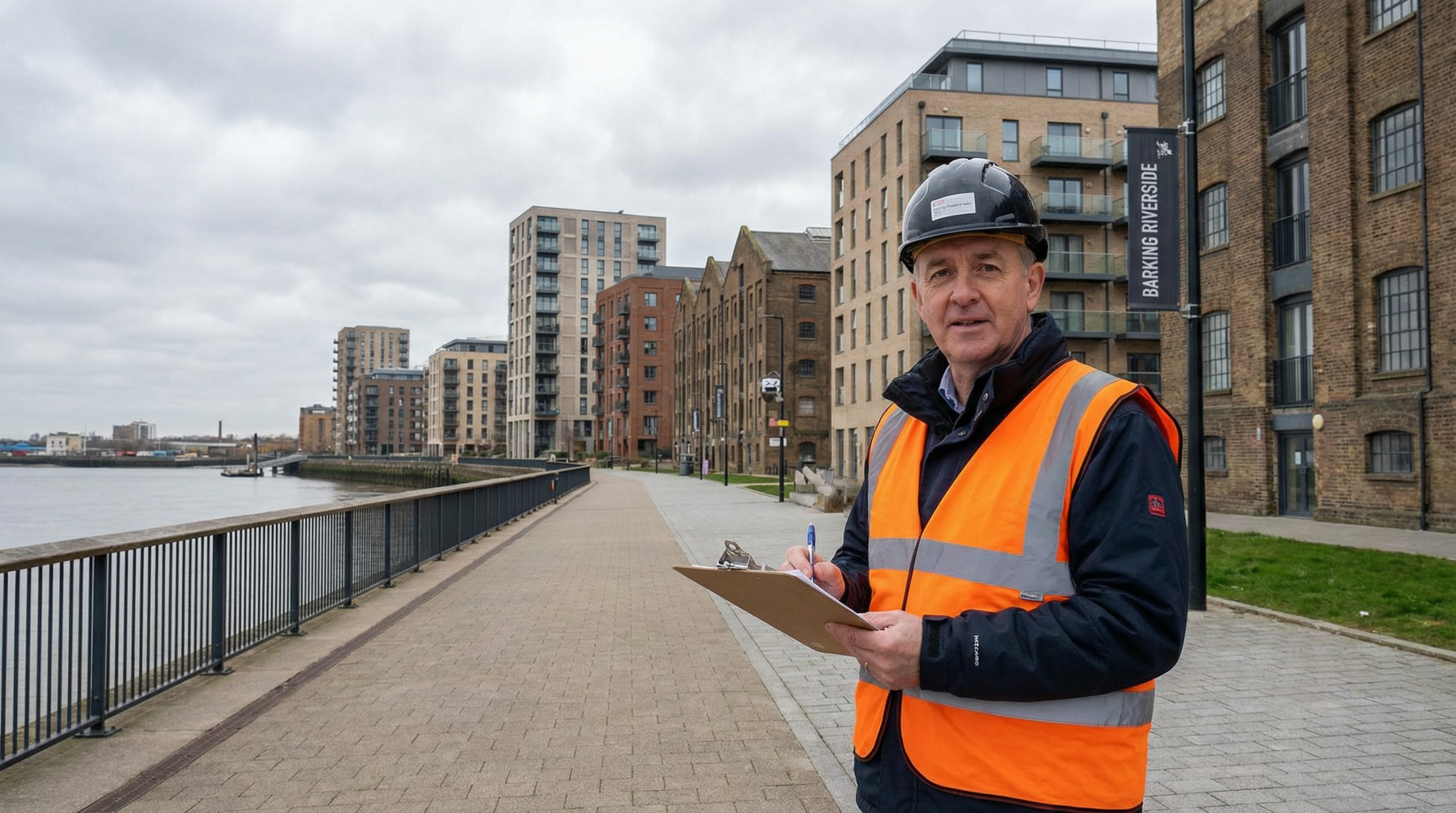 Fire risk assessor at industrial estate in Barking and Dagenham