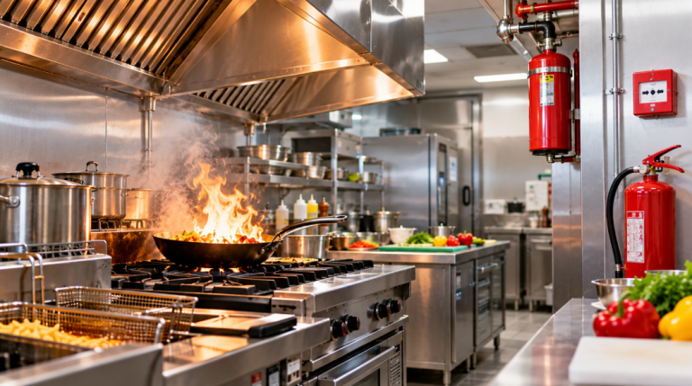 Commercial Kitchen Fire Safety